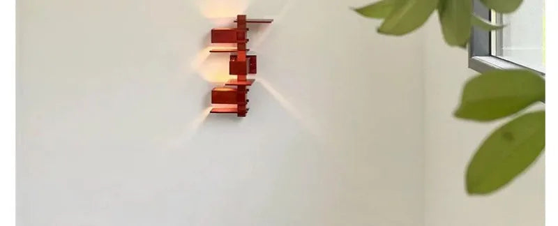 Grand lampadaire LED - Design Bois