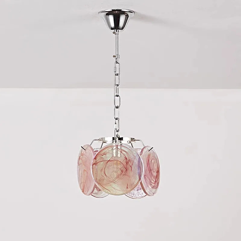 Suspension en verre - Luminaire Vintage Retro