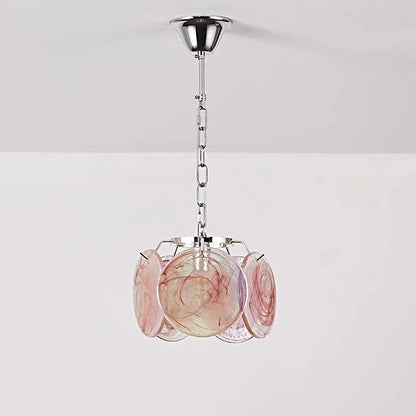 Suspension en verre - Luminaire Vintage Retro