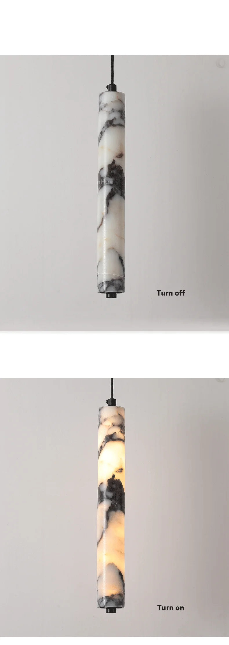 Suspension Cylindre Marbre