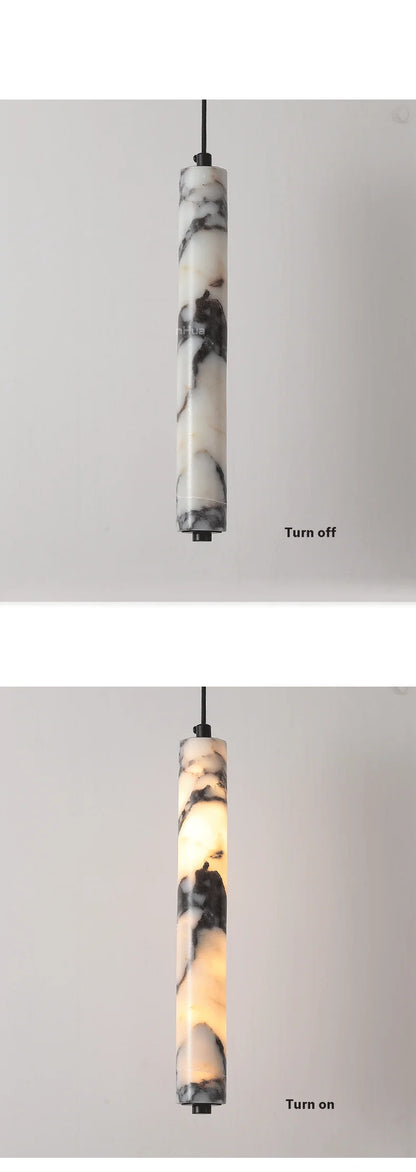 Suspension Cylindre Marbre