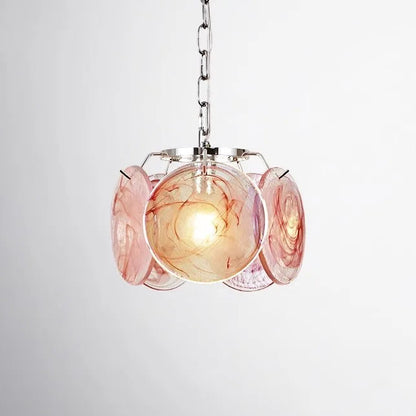 Suspension en verre - Luminaire Vintage Retro