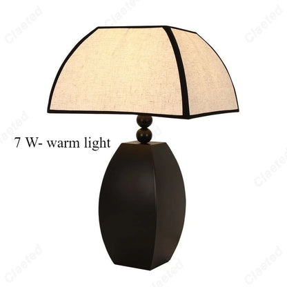 Lampe de Table Ajourée Noire - Japonais Zen