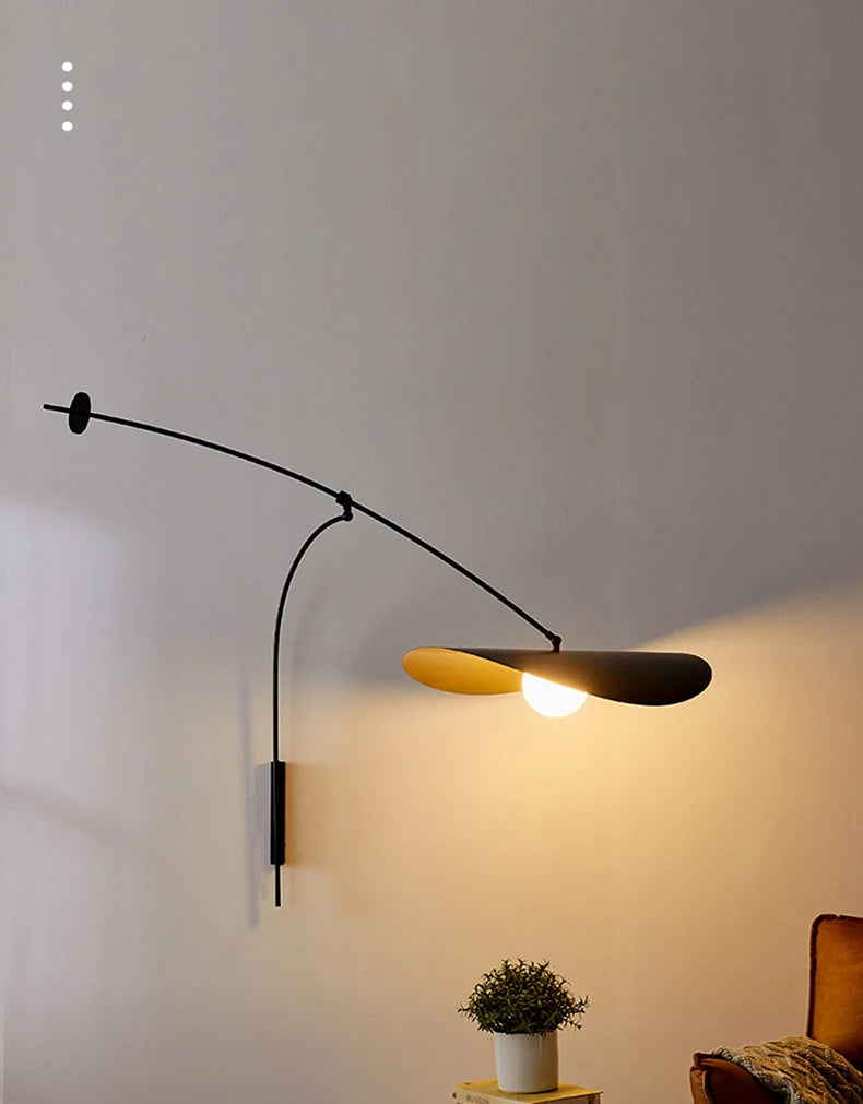 Applique Murale Suspendue Scandinave Noire
