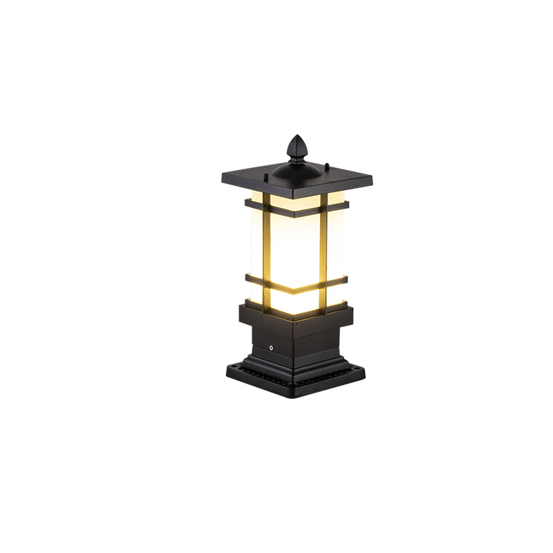 Lampe d'Extérieur Carrée - Élégance Solaire