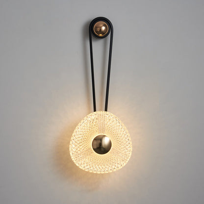 Modern Textured Acrylic Wall Sconce