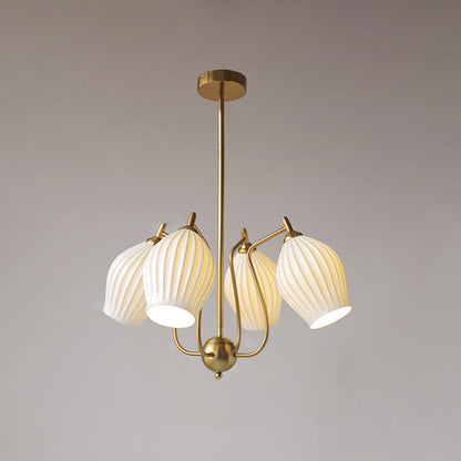 Art Deco Ceramic Chandelier