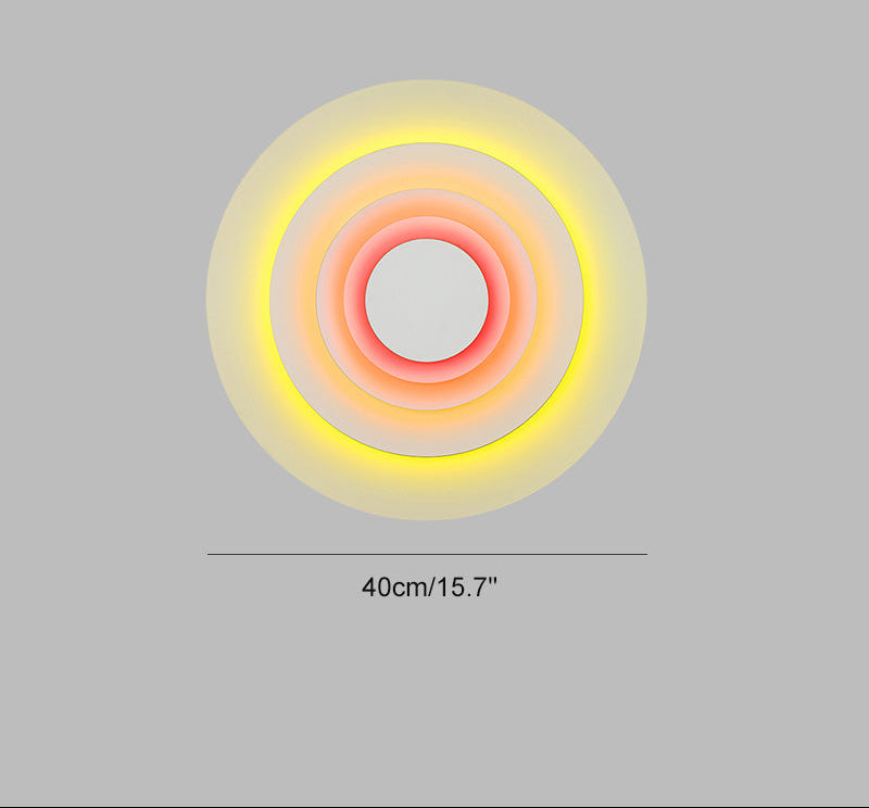 Colorful Round Wall Light