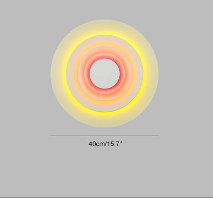 Colorful Round Wall Light