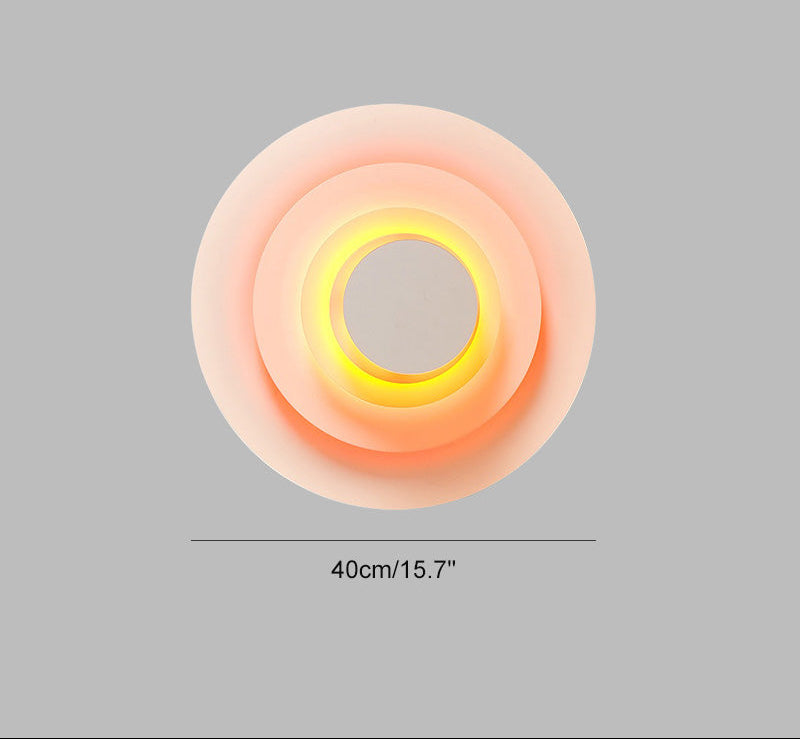 Colorful Round Wall Light