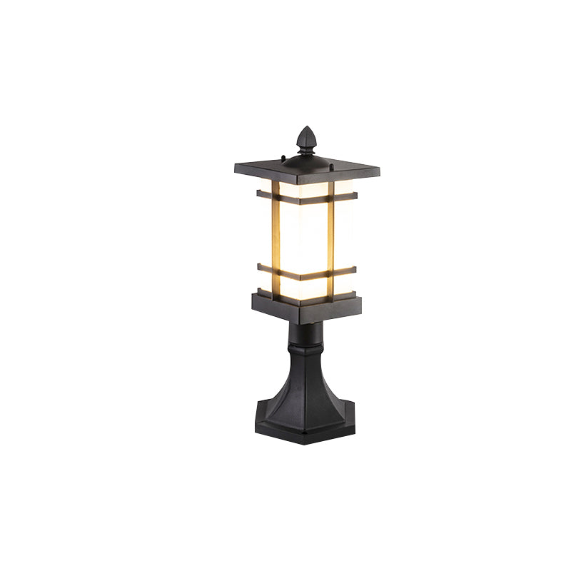 Lampe d'Extérieur Carrée - Élégance Solaire