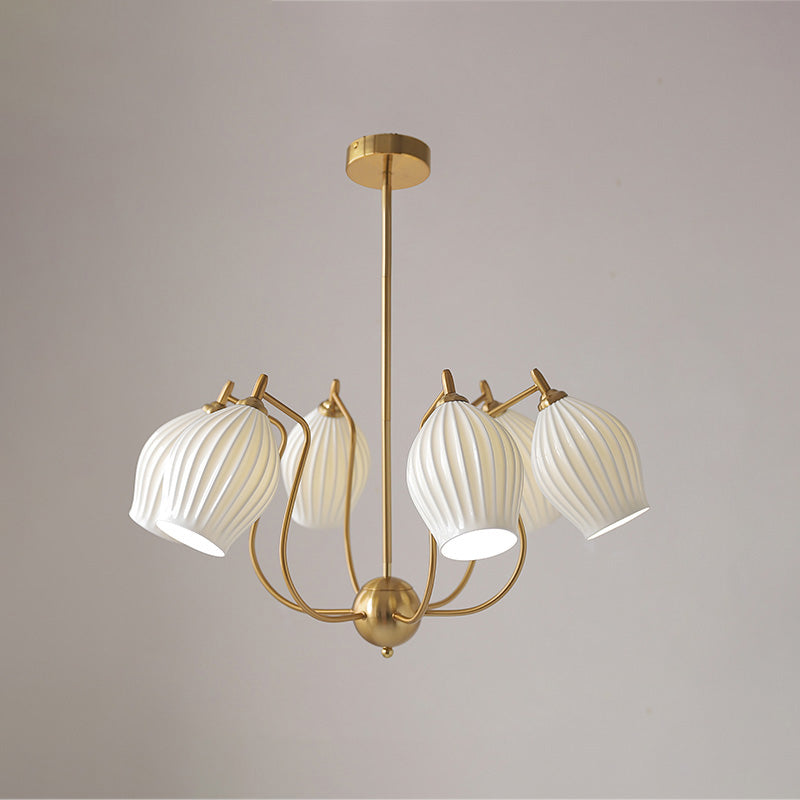 Art Deco Ceramic Chandelier