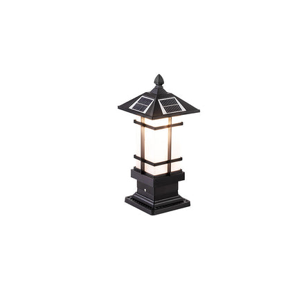 Lampe d'Extérieur Carrée - Élégance Solaire