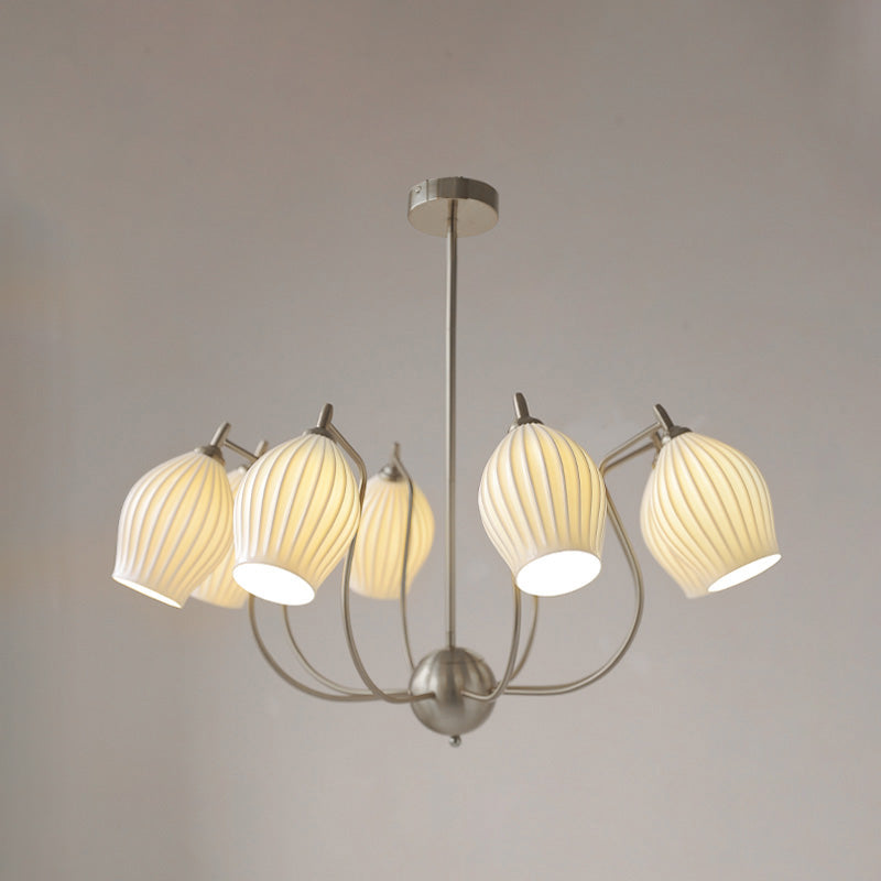 Art Deco Ceramic Chandelier