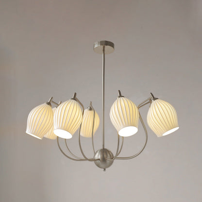 Art Deco Ceramic Chandelier