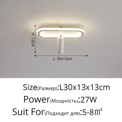 Variant image for Plafonnier LED Acrylique - Éclat Moderne Design-21