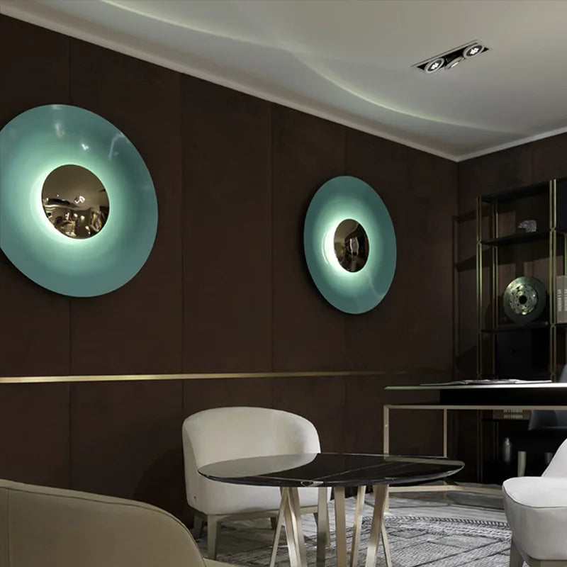 Applique murale LED ronde minimaliste - Lumière Elégante