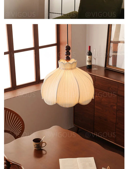 Suspension Blanc Tissu