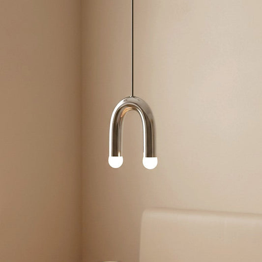 Petite suspension LED en U minimaliste - Style scandinave