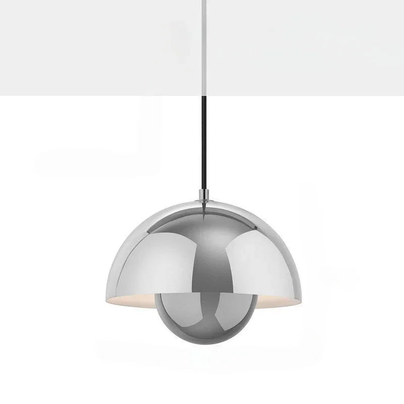 Suspension LED Minimaliste Abat Jour en Champignon - Finition brillant laqué