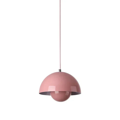 Suspension LED Minimaliste Abat Jour en Champignon - Finition brillant laqué