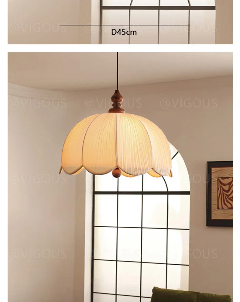 Suspension Blanc Tissu