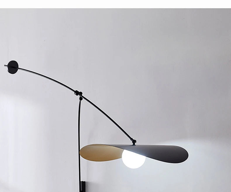 Applique Murale Suspendue Scandinave Noire