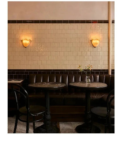 Applique en Verre Blanc