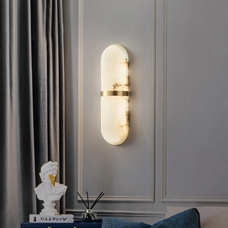 Applique Murale LED 18W - Imitation Marbre Design Moderne 4