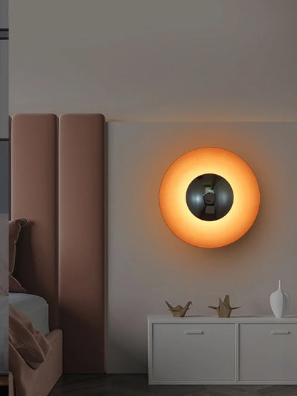 Applique murale LED ronde minimaliste - Lumière Elégante
