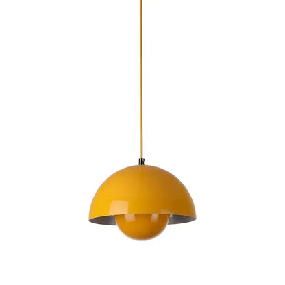 Suspension LED Minimaliste Abat Jour en Champignon - Finition brillant laqué