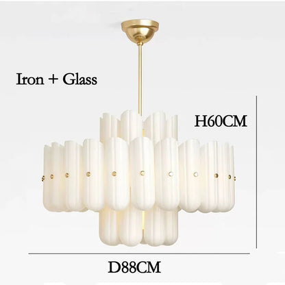 Lampe Murale en Verre Blanc Crème