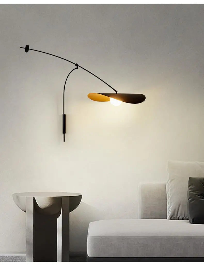 Applique Murale Suspendue Scandinave Noire