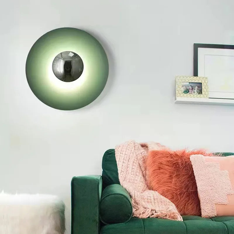 Applique murale LED ronde minimaliste - Lumière Elégante