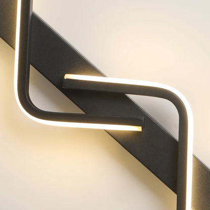 Applique Murale Noire LED Dimmable Éclairage Moderne Pour Cuisine Et Chambre