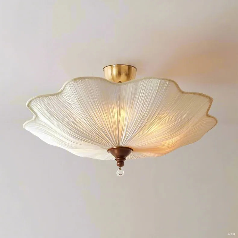 Plafonnier Lotus en Tissu