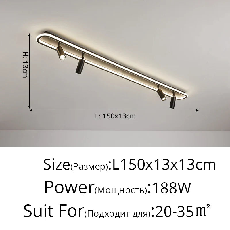 Variant image for Plafonnier LED Acrylique - Éclat Moderne Design-35