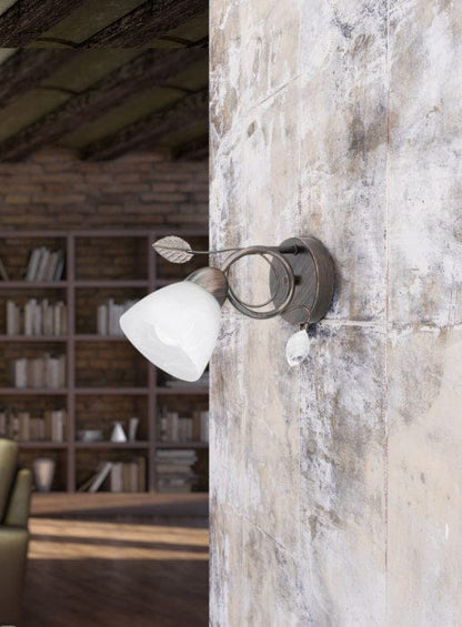 Set Luminaires Vintage Fleurs