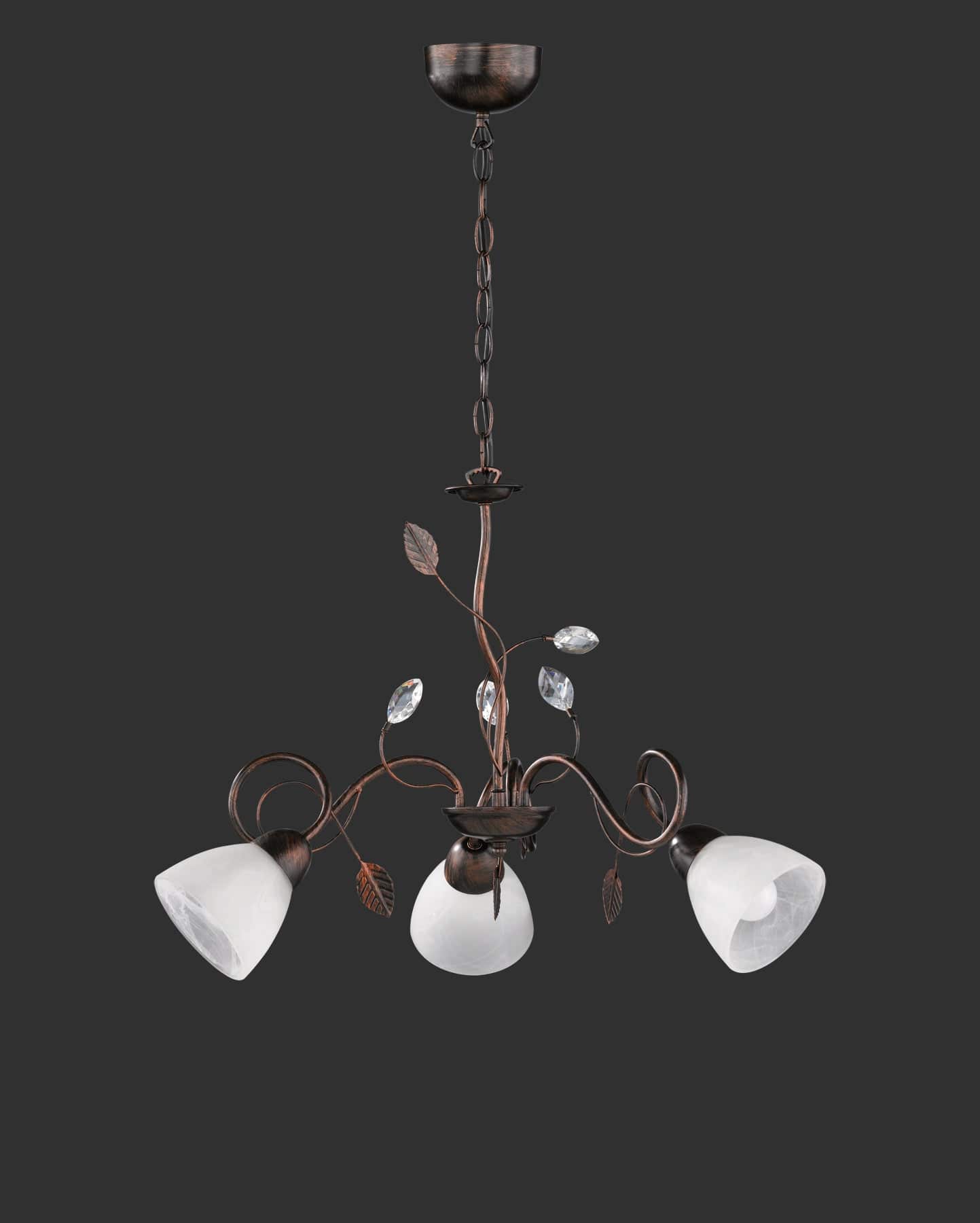 Set Luminaires Vintage Fleurs