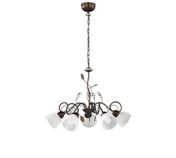 Set Luminaires Vintage Fleurs