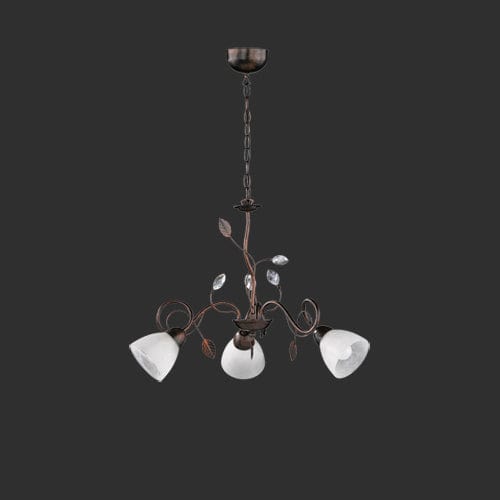 Set Luminaires Vintage Fleurs