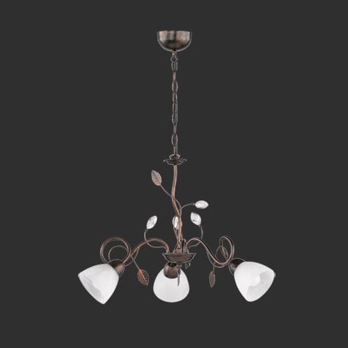 Set Luminaires Vintage Fleurs