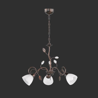 Set Luminaires Vintage Fleurs