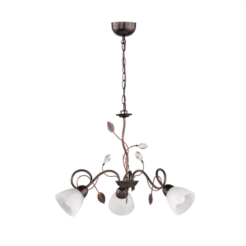 Set Luminaires Vintage Fleurs