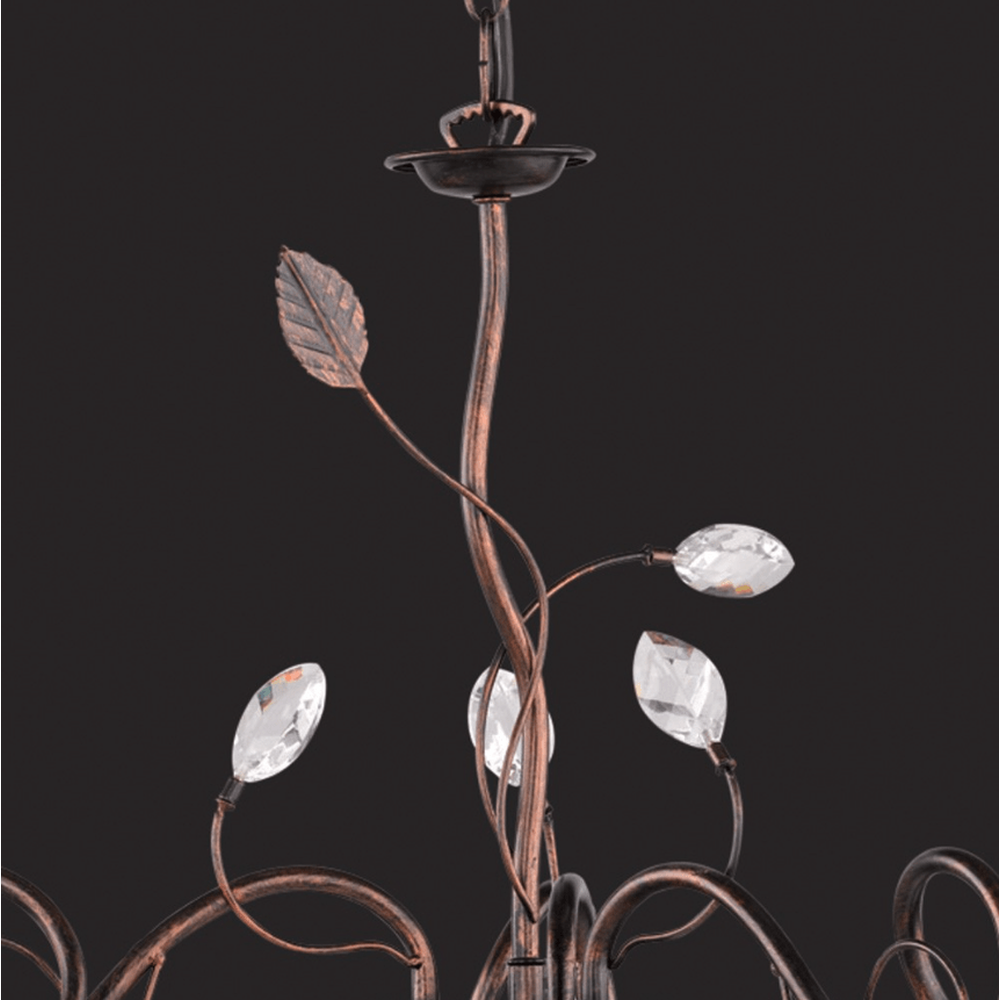 Set Luminaires Vintage Fleurs