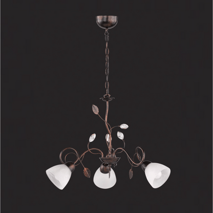 Set Luminaires Vintage Fleurs