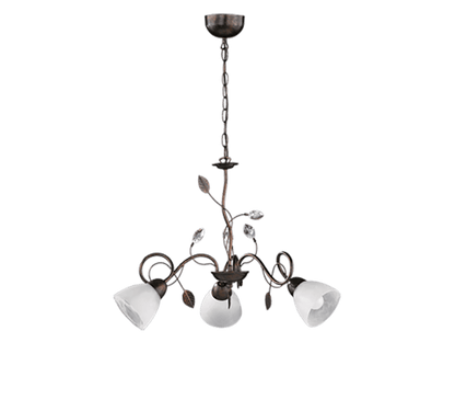 Set Luminaires Vintage Fleurs