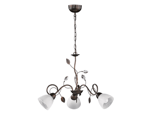 Set Luminaires Vintage Fleurs