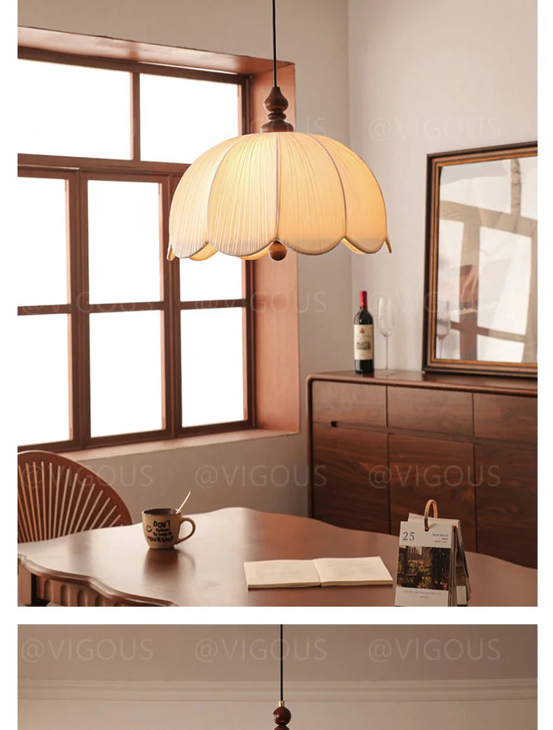 Suspension Blanc Tissu