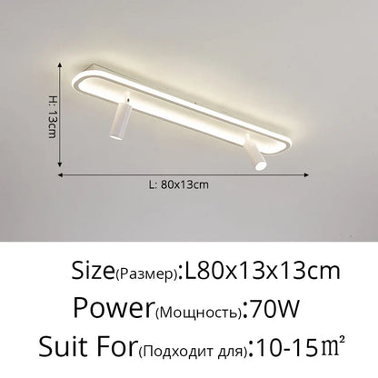 Variant image for Plafonnier LED Acrylique - Éclat Moderne Design-23